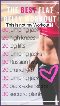 the back of a woman's stomach with text that reads, the best flat belly workout