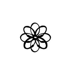 a black and white photo of a flower