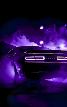 Purple Car Wallpaper, Purple Hellcat, Dodge Challenger Purple Wallpaper, Aesthetic Cars Purple, Black And Purple Car Wallpaper, Purple Jdm Cars Wallpaper, Car Wallpaper 4k, Hellcat Car, Hellcat Charger