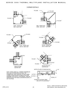 an instruction manual for installing thermostae installations and installation manuals, with instructions to