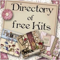 a sign that says directory of free kits