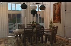 the dining room is clean and ready for us to use in this time of day