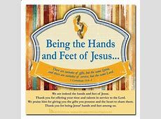 the book being the hands and feet of jesus