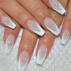 Wedding Nail Art Design, Elegant Nail, Colorful Nails, Super Nails, Nail Art Wedding, Bride Nails, Winter Nail Art, Winter Nail Designs, Bridal Nails