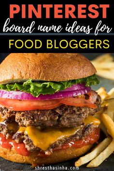 Ideas For Food, Pinterest Board Names, Pinterest Analytics, Pinterest Traffic, Name Ideas, Pinterest Board, Food Bloggers, Potato Recipes, Email Marketing