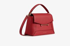 Strathberry - Mosaic Bag - Red | Strathberry Eduardo Paolozzi, Raspberry Red, Scottish Artists, Handbag Heaven, Luxury Designer Handbags, Bougainvillea, The Works, Hands Free, Cross Body