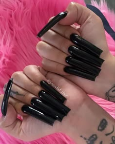 Square Acrylic Nails Long, Nails Long Acrylic, Purple Halloween Nails, Pink Halloween Nails, Acrylic Nails Long, Halloween Nails Ideas, Black Halloween Nails, Halloween Press On Nails