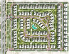 the site plan for an apartment complex