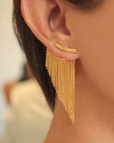 Ella Eyre, Diamond Earrings Design, Art Jewelry Design, Antique Jewellery Designs, Gold Jewelry Simple Necklace, Handmade Gold Jewellery