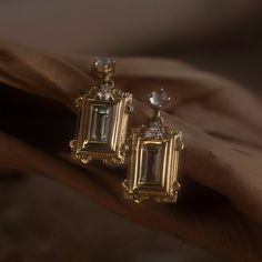 Vanity No. 4 (Single) Gold Jewellery Aesthetic Earrings, Ethereal Jewelry, Dope Jewelry, Jewelry Lookbook, Girly Jewelry, Jewelry Inspo, Dream Jewelry, Pretty Jewellery, Cute Jewelry