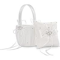 two white bags sitting next to each other