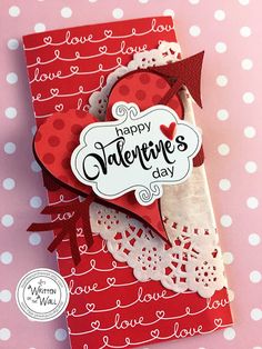 a valentine's day card with the words happy valentine's day on it