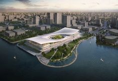 an artist's rendering of the new national museum in washington, d c is shown