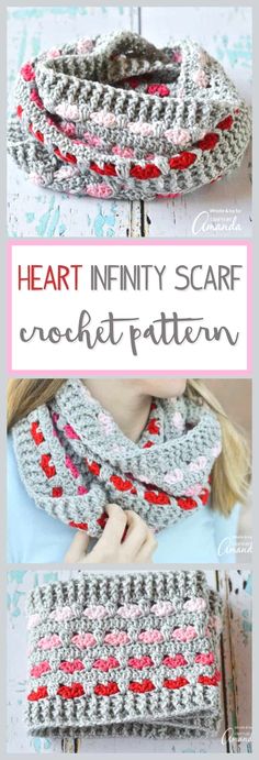 the instructions to crochet an easy scarf