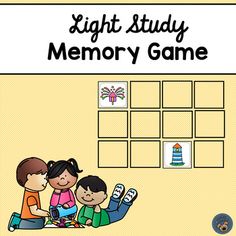 Do you use the Creative Curriculum? Are you in Light Study? This fun memory game would be great to use with Intentional Teaching Card LL08- Memory Games.Here's what's included:40 light themed cards (20 pairs of light related pictures)a full patterned sheet to use as the back side of the cards (I recommend printing double sided so that the pictures don't show through.)Simply print on cardstock and laminate for durability. To play:Place all cards face down on the table in equal rows.Students take turns choosing 2 cards at a time. If the cards match, the student keeps them and plays again. If the cards do not match, the cards get turned back over, and the student's turn is over.Play continues until all pairs are found.The student with the most pairs wins the game.This product is not affiliate Teaching Strategies Gold, Intentional Teaching, Play Place, Creative Curriculum, Light Study, Memory Game, Todo List, Memory Games, Teaching Strategies