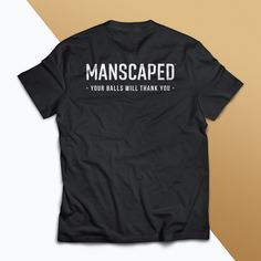 We told you silky smooth balls breed confidence. So confident, in fact, that you’ve been wondering how you tell the world about the new you (yes, your new balls)! Well, we were listening to all you refined, sophisticated gentlemen. Pick up a Manscaped logo t-shirt “Your balls will thank you.” Classic Logo, Mens Skin Care, Fashion Logo, Tshirt Logo, Black Cotton, Cotton Tee, Long Sleeve Tshirt Men, Cotton Tshirt, Mens Graphic Tshirt