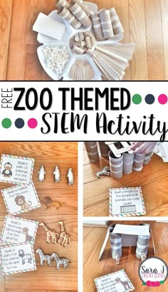 Zoo Preschool, Kindergarten Stem, Zoo Activities, Dear Zoo, Steam Ideas, Zoo Theme, Preschool Stem, Stem Activity, Stem Challenge