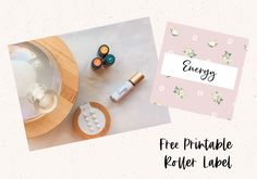 Box Age Spots Essential Oils, Essential Oils For Energy, Recipe Free Printable, Oils For Energy, Labels Printables Free, Oil Perfume, Essential Oil Perfume, Roller Ball