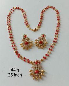 Pagadala Necklace Gold, Coral Sets In Gold, Coral Gold Jewellery