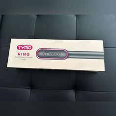 Tymo Ring Hair Straightening Comb - Black, Pink (Brand New) Travel Curling Iron, Tyme Iron, Curl Secret, Rotating Curling Iron, Dyson Hair Dryer, Straightening Comb, Blow Dry Brush, 50 Hair, Straighten Iron