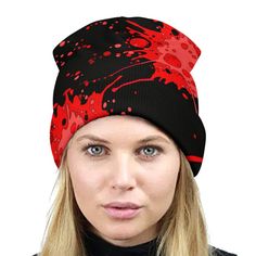 A snug, form-fitting beanie. It's not only a great head-warming piece but a staple accessory in anyone's wardrobe. • 100% Hi-stretch Polyester• 9.4″ (24 cm) in length• Unisex style• Hand washable* *Do not bleach, do not exceed 45ºC. Shipping from China (allow 20 days to reach worldwide destinations on average) Red Beanie For Streetwear, Trendy Fitted Warm Beanie, Fitted Beanie For Streetwear, Trendy Fitted Beanie Cap, Ink Splash, Happy Black Friday, Cuffed Beanie, Red Ink, Black Friday Shopping