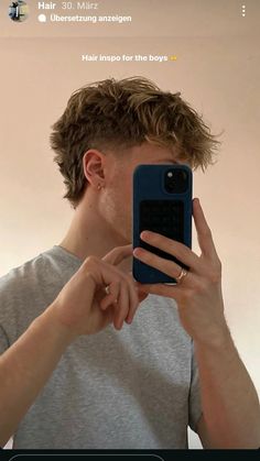 Short Hair For Boys, Dyed Hair Men, Mens Haircuts Short Hair, Men Haircut Curly Hair, Mullet Haircut, Mens Hairstyles Thick Hair