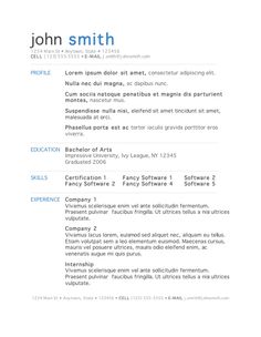 a professional resume template with blue and green accents on the front, and white background