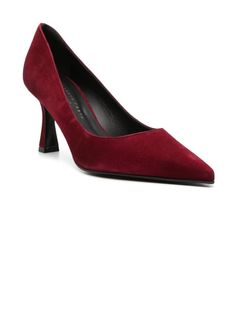 Bordeaux red suede Kate pumps, slip-on style, pointed tip, branded leather insole, 70mm sculpted heel, leather and rubber soleComposition: Calf Leather, 100% Chloe Purses, Saint Laurent Shoes, Red Suede, Exclusive Fashion, Sneaker Wedge, Ballet Flat Shoes, Pump Sandals, Top Shoes, Manolo Blahnik