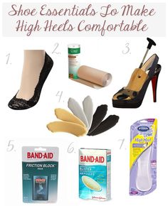 What To Use To Make Your High Heels More Comfortable (so you'll actually wear them!) Wear Heels Comfortably, Heel Hacks, How To Have Style, How To Wear Heels, Heels Comfortable, Shoes Hack, What To Use, Comfortable Heels