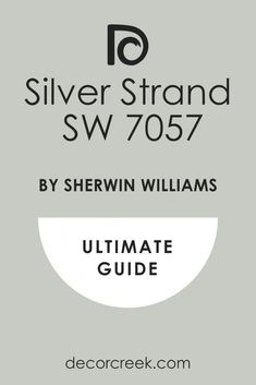 Silver Strand by Sherwin Williams | Ultimate Guide Sherwin Williams Silver Strand, Grey Wall Color, Taupe Paint, Silver Strand, Neutral Paint Colors, Neutral Paint, Elegant Color, Neutral Palette, Grey Walls