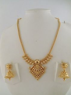 Gold Necklace Indian, Gold Jewelry Simple Necklace, Gold Chain Design, Gold Necklace Indian Bridal Jewelry, Gold Jewelry Stores, Gold Pendant Jewelry, Gold Bride Jewelry, Gold Jewelry Earrings