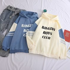 Female Casual Wear, Kawaii Cartoon, Womens Casual Outfits, Winter Casual, Printed Sweatshirts, Hoodie Print, Sweatshirt Fashion, Bangtan Boys, Ariana Grande