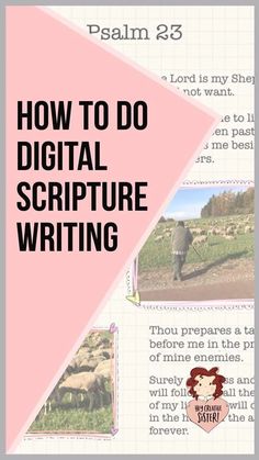 a book cover with the words how to do digital scripting and pictures on it