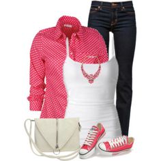 Converse Cheap, Converse Outfits, Pink Wedding Shoes, Bralette Outfit, Red Jeans