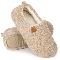 PRICES MAY VARY. Women's Classic Soft & Fuzzy Slipper: These cute slippers are cosy with a soft lining that is gentle against the skin Material: There is a soft sheepskin wool upper with a polar fleece lining for added warmth during the cold winter season Sole: This slipper is lightweight and features a high density memory foam insole carefully designed to ensure all day comfort and support Indoor & Outdoor Use: These slippers are made with a durable non-slip rubber sole so they are suitable for Fuzzy Slippers, House Shoes, Polar Fleece, Purple Grey, Easy Wear, Sneakers Fashion, Memory Foam, Blue And Purple, Casual Shoes