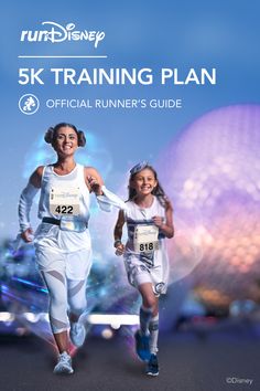 two girls running in the disney 5k training plan