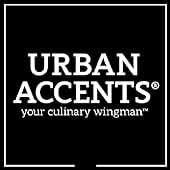 the logo for urban accents, your culinary wingman's restaurant and bar in new york city