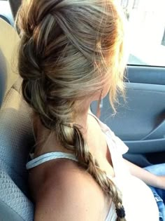 Messy French Braids, French Braid Hairstyles, 2015 Hairstyles, Braids For Long Hair, Messy Hairstyles, Hair Dos, Gorgeous Hair, Perfect Hair, Hair Day