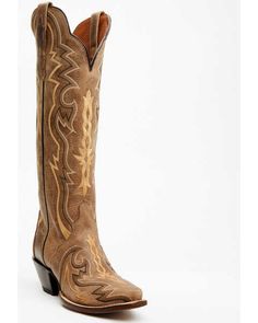 Dan Post Womens Triad Silvie Tall Western Boots - Snip Toe , Brown Cowgirl Boots Aesthetic, Tall Cowgirl Boots, Tall Western Boots, Tall Western Boot, Boot Barn, Dan Post, Heel Caps, Handbag Shoes, Rubber Heels