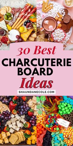 the best charcuterie board ideas for kids and adults to make their own desserts