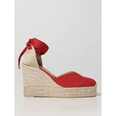 Spring/Summer 2023 CastaÑEr Espadrilles Woman Red Size Type: It Sku: Gig-021668 ~ 604 Welcome To The Official Luosophy Poshmark Closet! Luosophy Is A Luxury Brand Reselling Company Founded In San Diego, Ca From 2016. All Our Products Are Imported From Italy And Sold In The Usa. We Do Our Best To Provide High Fashion, Luxury Items At Affordable Prices. We Guarantee All Our Products Are 100% Authentic. Shop With Us And You Will Forget About Shopping At Department Or Brand Name Stores. Our P Summer Red Sole Closed Toe Heels, Casual Red Heels For Vacation, Casual Red Heels For Spring, Red Sandals With Woven Sole For Summer, Casual Sandals With Red Sole For Spring, Red Closed Toe Espadrilles For Spring, Casual Red Closed Toe Espadrilles, Casual Heels With Red Sole For Spring, Red Closed-toe Espadrilles