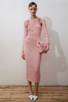 Resort 2023 Fashion, Eudon Choi, Knitwear Trends, Resort 2023, Children Fashion, Knitwear Fashion, Ribbed Knit Dress, 2023 Fashion