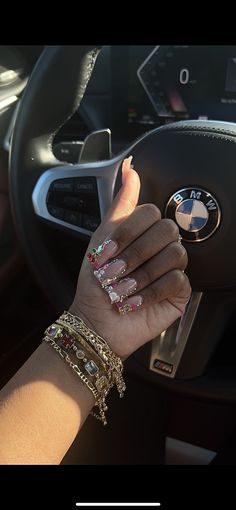 Junk Nails, Your Wallpaper, Colored Acrylic Nails, Lets See, Bling Acrylic Nails