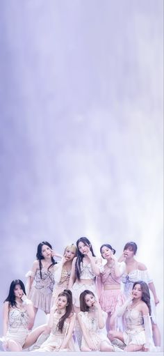 Twice More & More, Art Wallpaper Iphone, Purple Wallpaper, I Love Girls, Purple Aesthetic