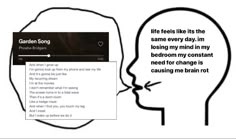 an image of a person's profile with the caption