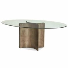 78 Oval Glass Top Bronzed Base Dining Table for 8 Dining Tables LOOMLAN By Bassett Mirror Oval Glass Dining Table, Dining Table For 8, Luxurious Dining Table, Dining Setting, Oval Table, Glass Dining Table, Best Dining, Gold Wash, Modern Dining Table