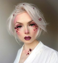 Pink Fantasy Makeup, Witch Makeup, Scary Makeup, Fairy Makeup, Crazy Makeup, Creative Makeup Looks, Fantasy Makeup