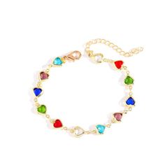 Red Heart Bracelet, Heart Anklet, Loving Heart, Color Heart, Red Love, Bracelet Blue, Bracelet Black, Colorful Heart, Black Heart