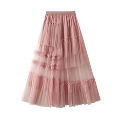 F00207690-600 Long Tulle Skirt, Gonna In Tulle, Tiered Tulle Skirt, Tulle Long Skirt, Strapless Floral Dress, Long Skirts For Women, Half Skirt, Skirt For Women, Costume Intero