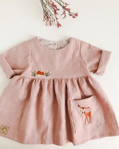 Frocks For Girls, Modest Fashion Outfits, Embroidery Dress